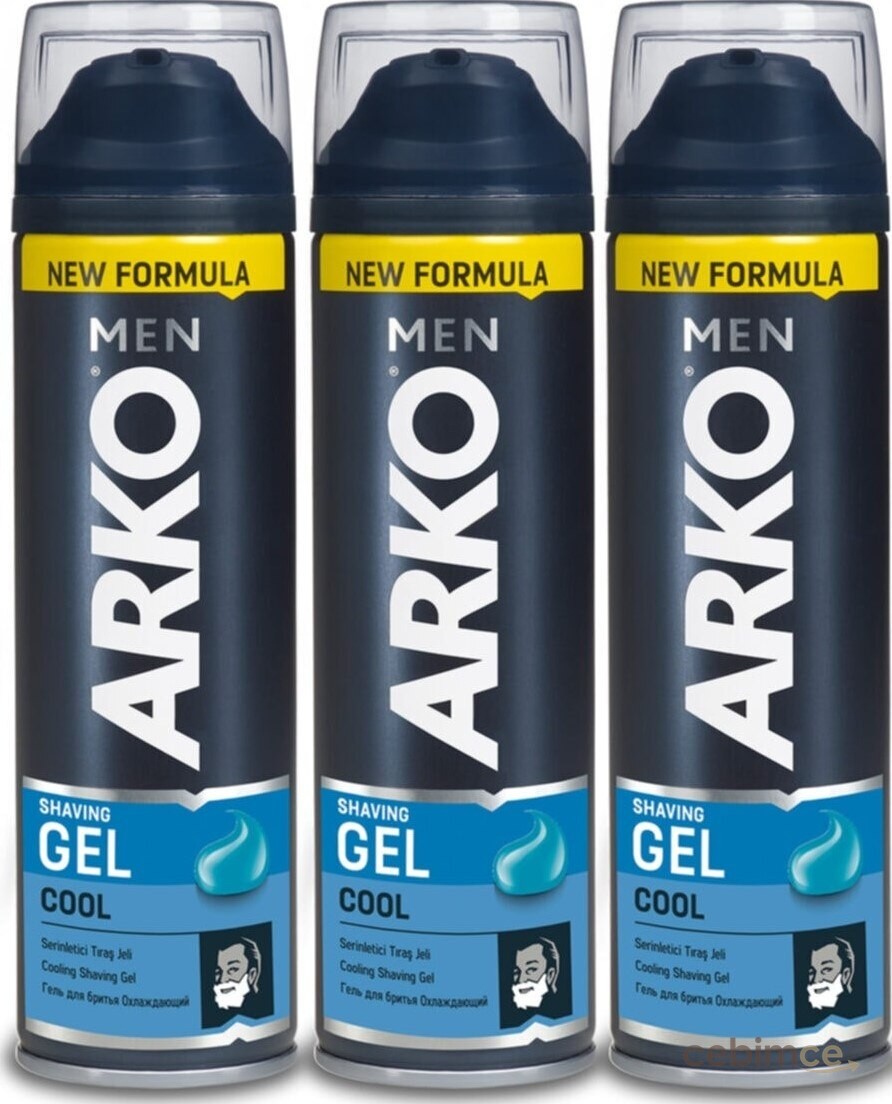 Arko Men Cool Tıraş Jeli 200 ml 3 Adet