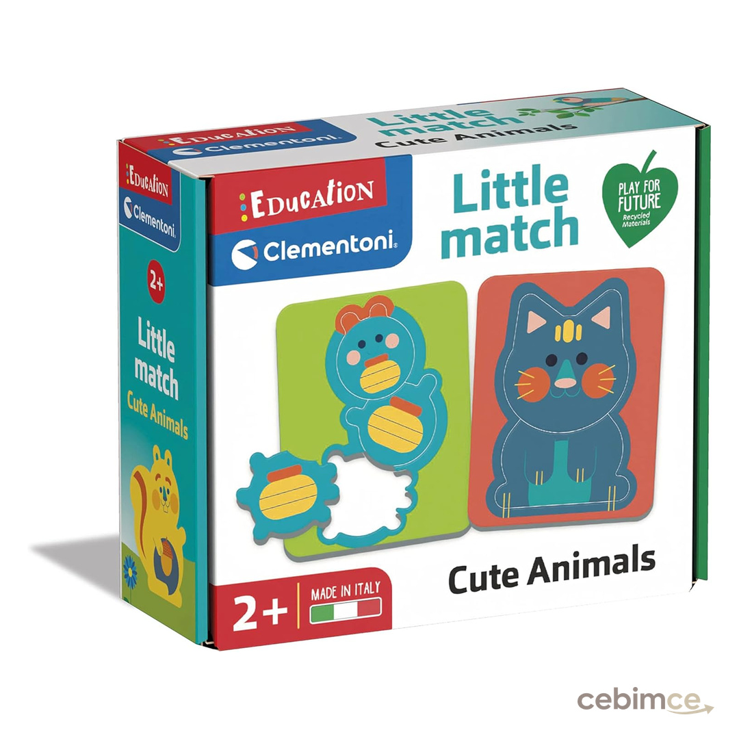 Clementoni 16717TR Little Match - Sevimli Hayvanlar +2 yaş
