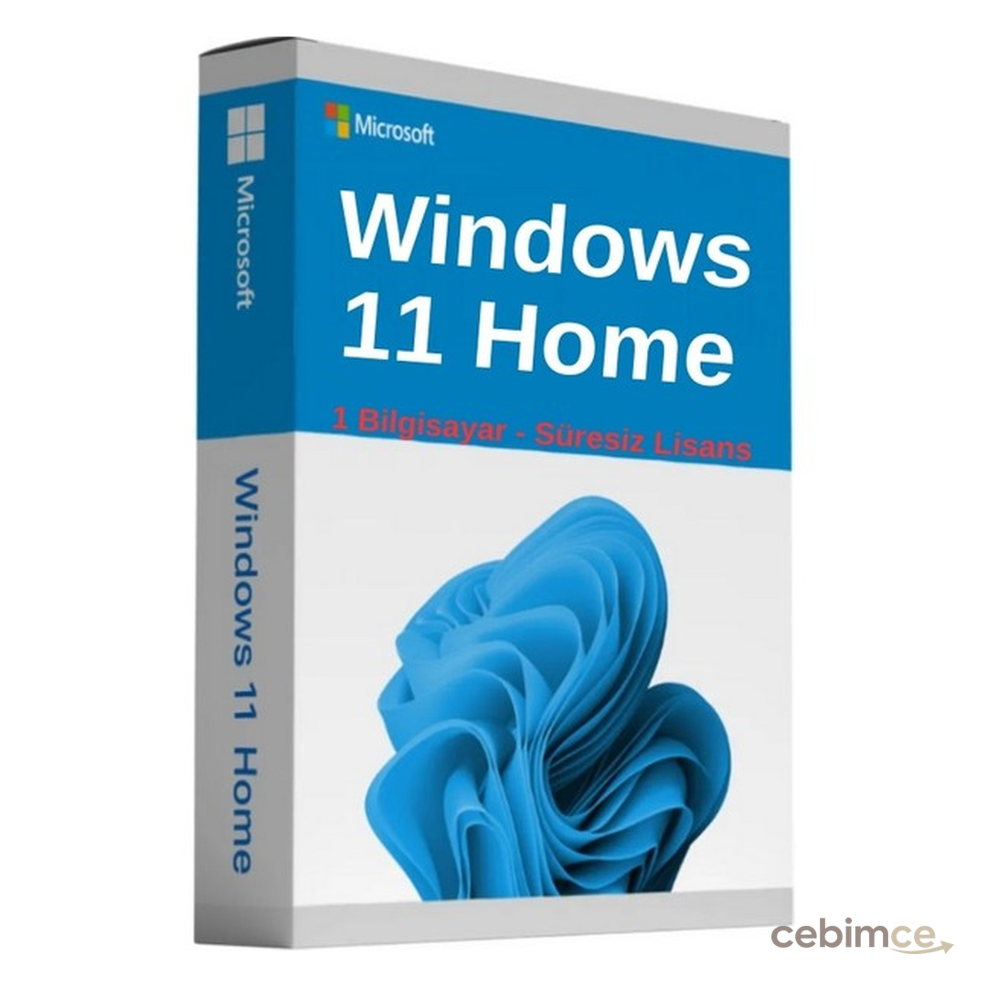 Microsoft Windows 11 Home Lisans Süresiz – Dijital Etkinleştirme Lisansı 2025/2026 Key ve Ürün Anahtarı