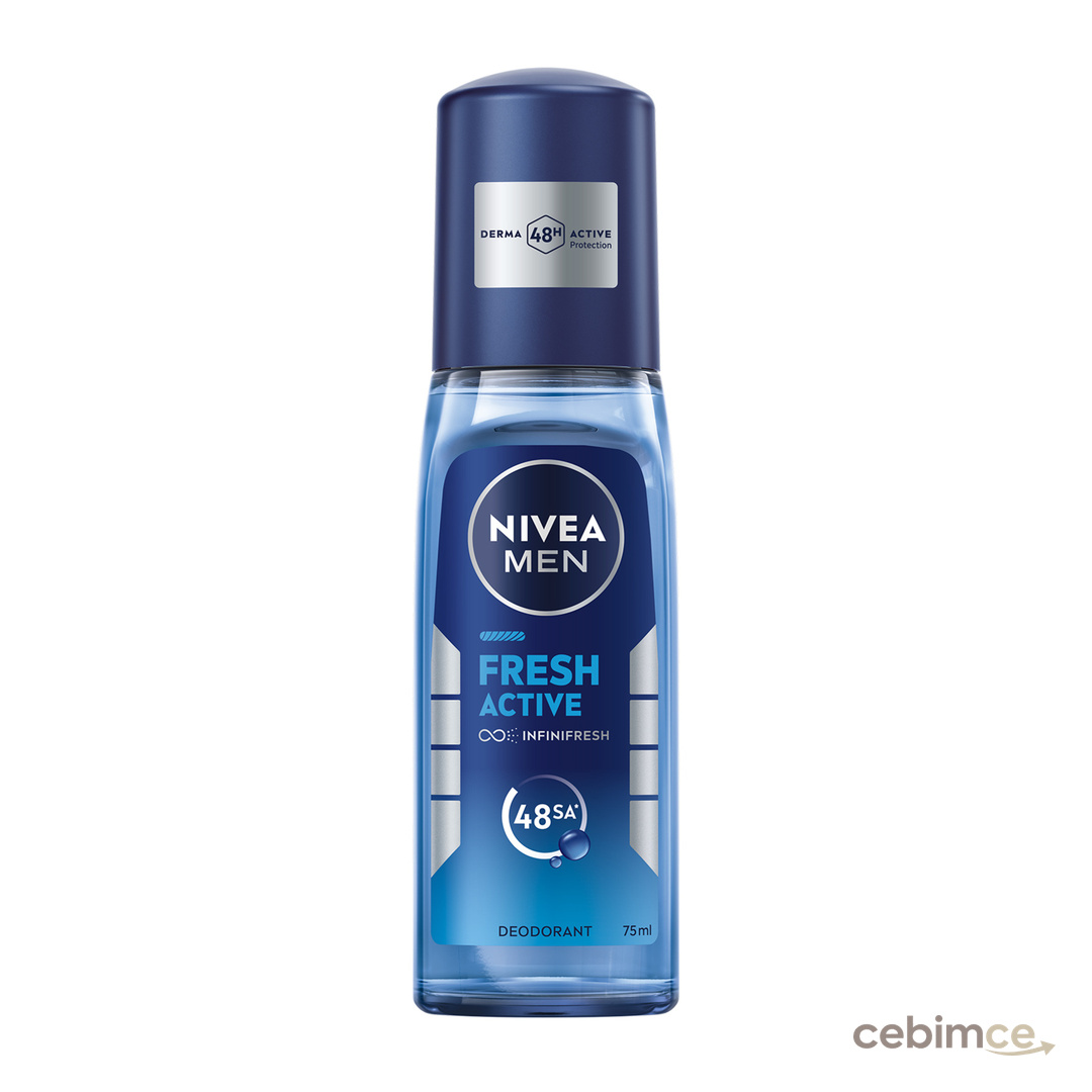 NIVEA MEN Erkek Pump Sprey Deodorant Fresh Active 75 Ml