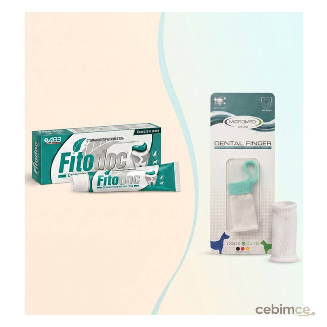 Fitodoc Kedi Köpek Diş Jeli 75 ml & Dental Finger