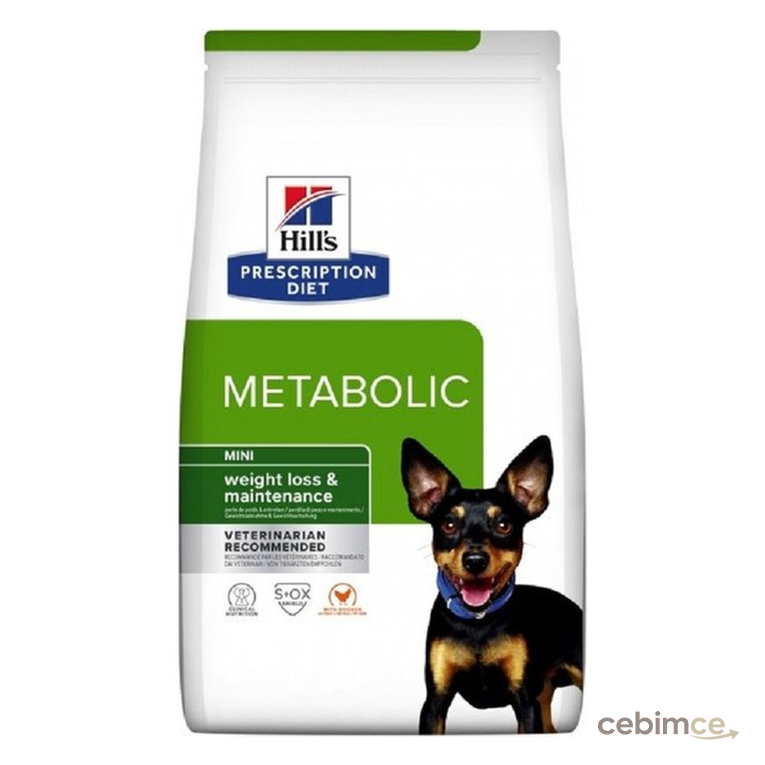 Hill's Prescription Diet Metabolic Mini Süper Premium Köpek Kuru Maması 1 kg Kümes Hayvanı Tatlı