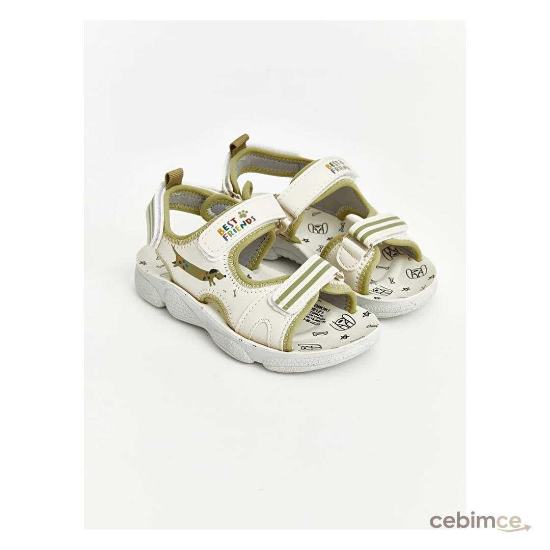 LCW STEPS Baskılı Erkek Çocuk Sandalet