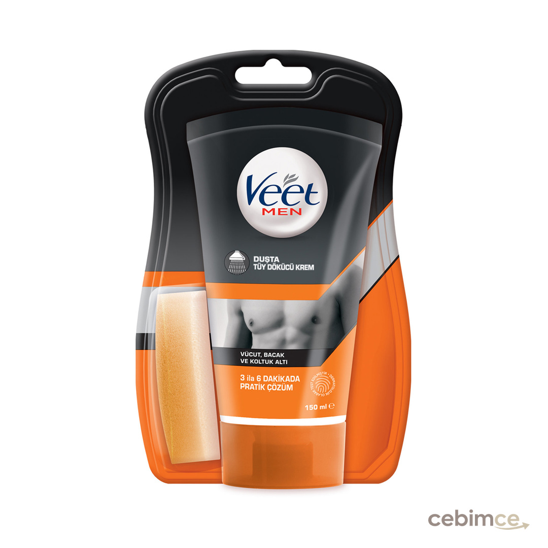 Veet Men Duşta Tüy Dökücü Krem 150 Ml