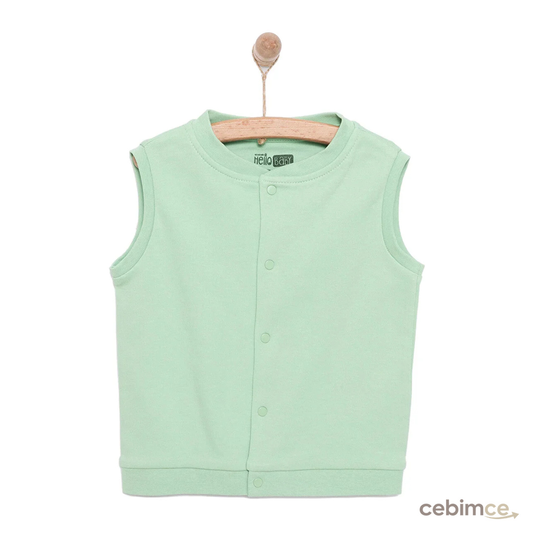 HelloBaby Basic Erkek Ribanalı Yelek