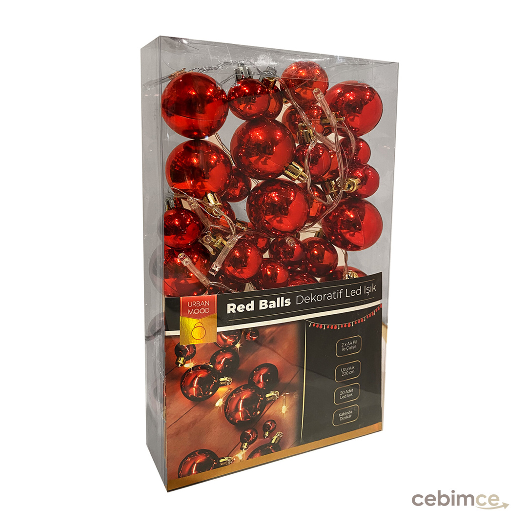 Urban Mood Red Balls Dekoratif Led Işık RB-20