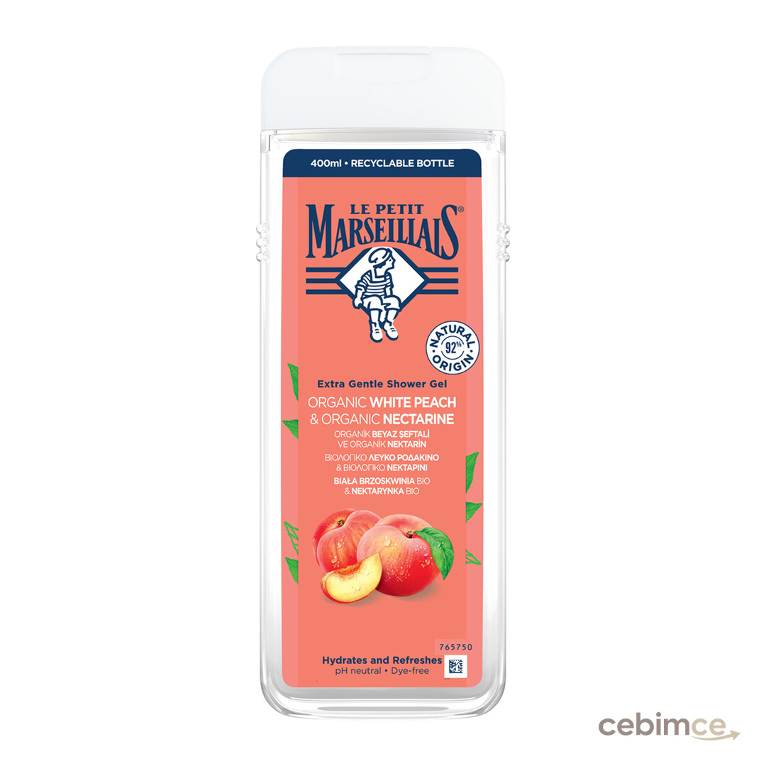 Le Petit Marseillais Şeftali ve Nektarin Duş Jeli 400 Ml
