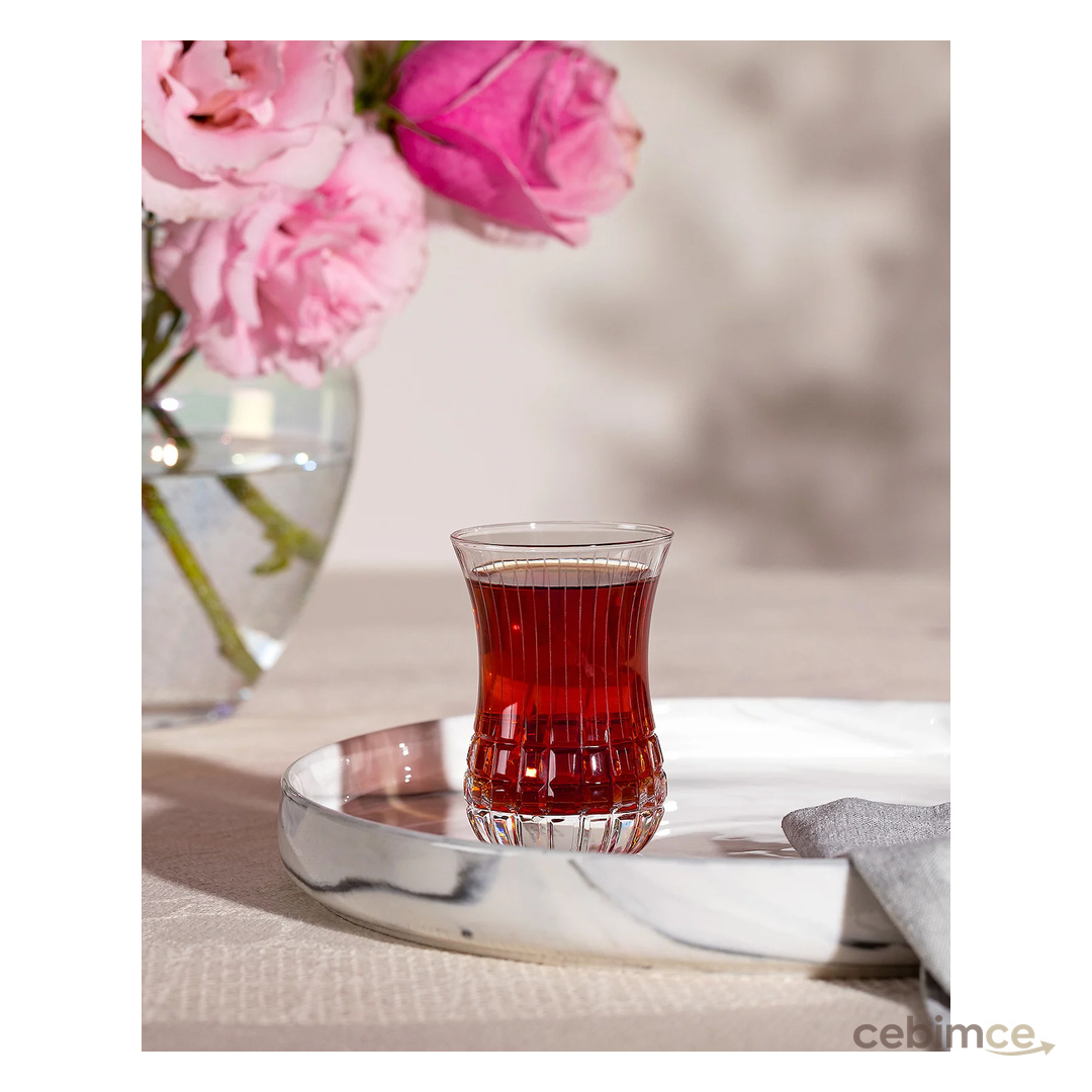 Carol 6 'lı Çay Bardağı Seti - 115ML