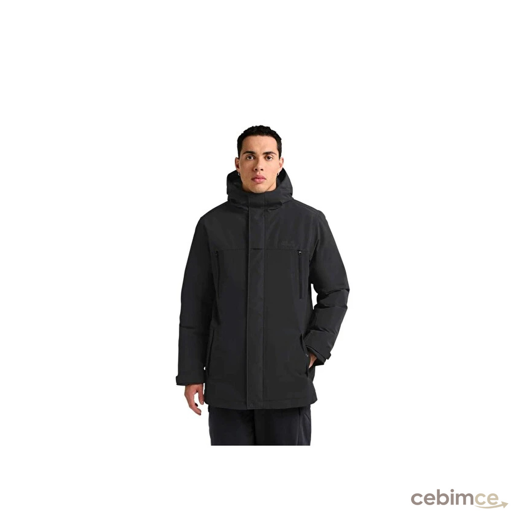 Jack Wolfskin Glacier Shield Erkek Siyah Outdoor Mont
