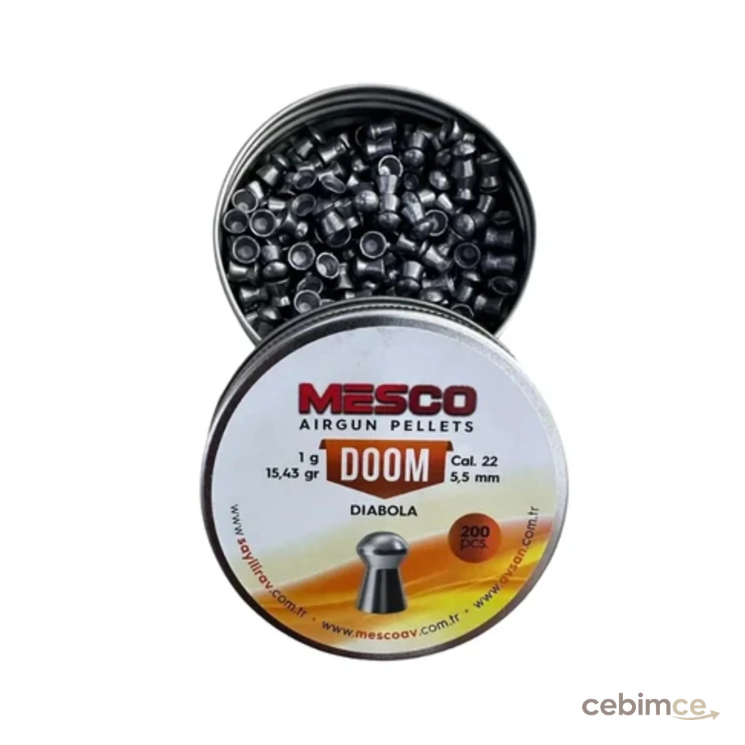 Mesco Airgun Pellet Doom 5.5mm 200 Adet