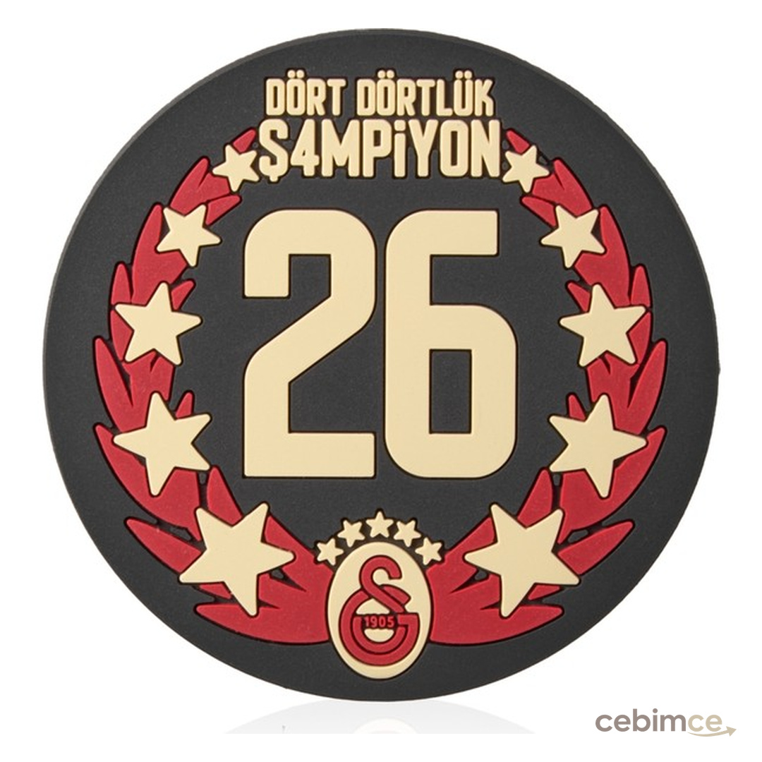 Gs Store Galatasaray 26. Şampiyonluk Bardak Altlığı U261174