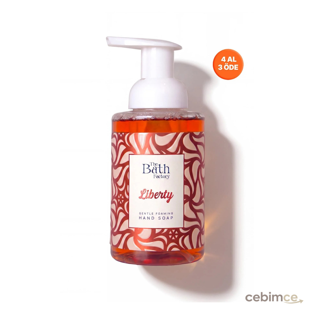 THE BATH FACTORY Nemlendirici Arındırıcı Liberty Köpük Sabun 300 ml