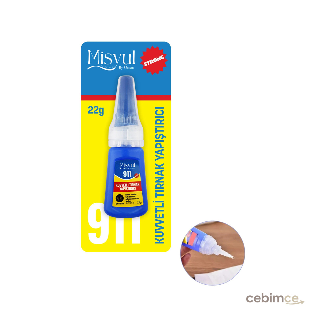 Misyul Tırnak Yapıştırıcı Extra Kuvvetli Tips Protez Glue 22GR