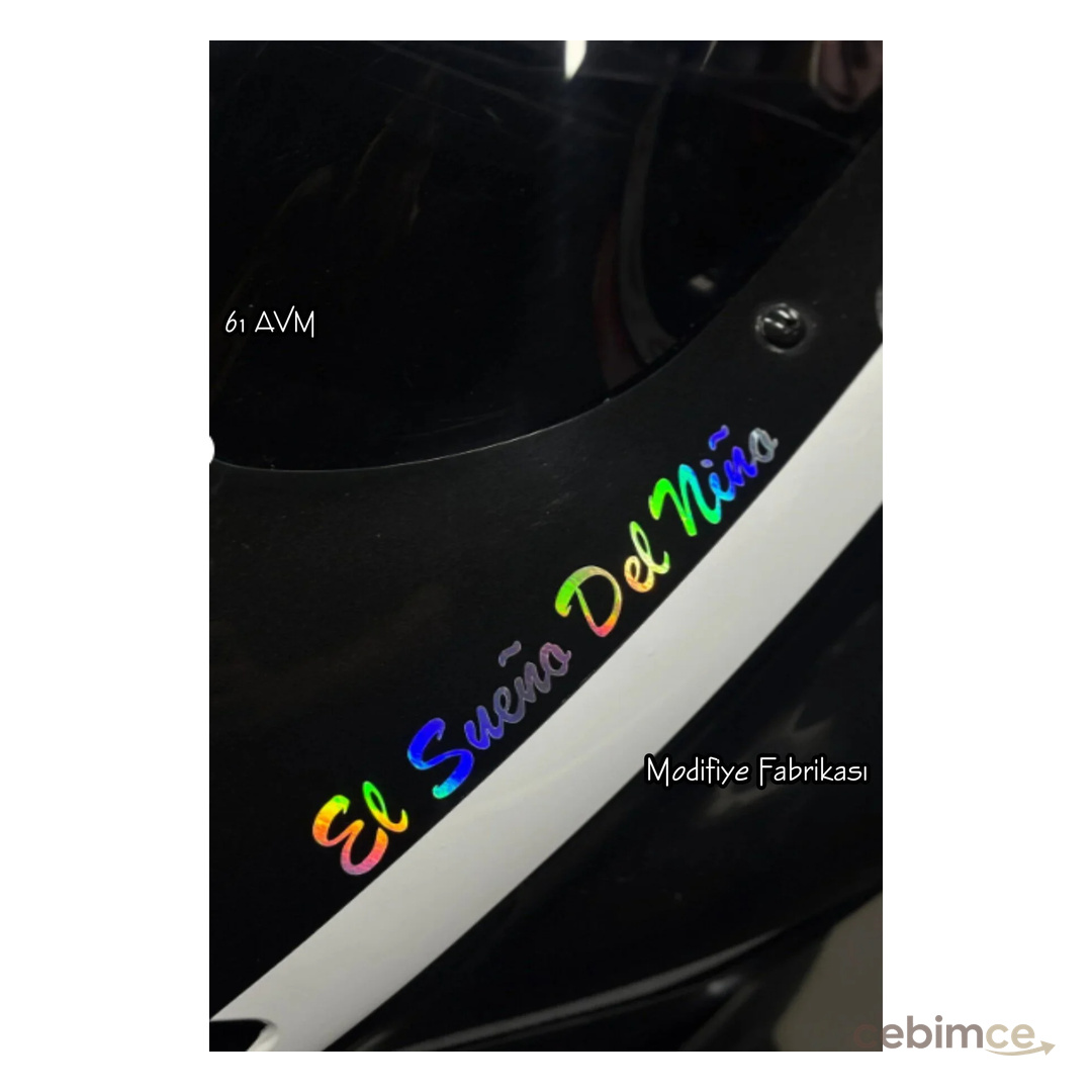 61 AVM El Sueno Del Nino Sticker Folyo (Bir Çocuğun Rüyası) ( 15CM x 2CM ) HOLOGRAM