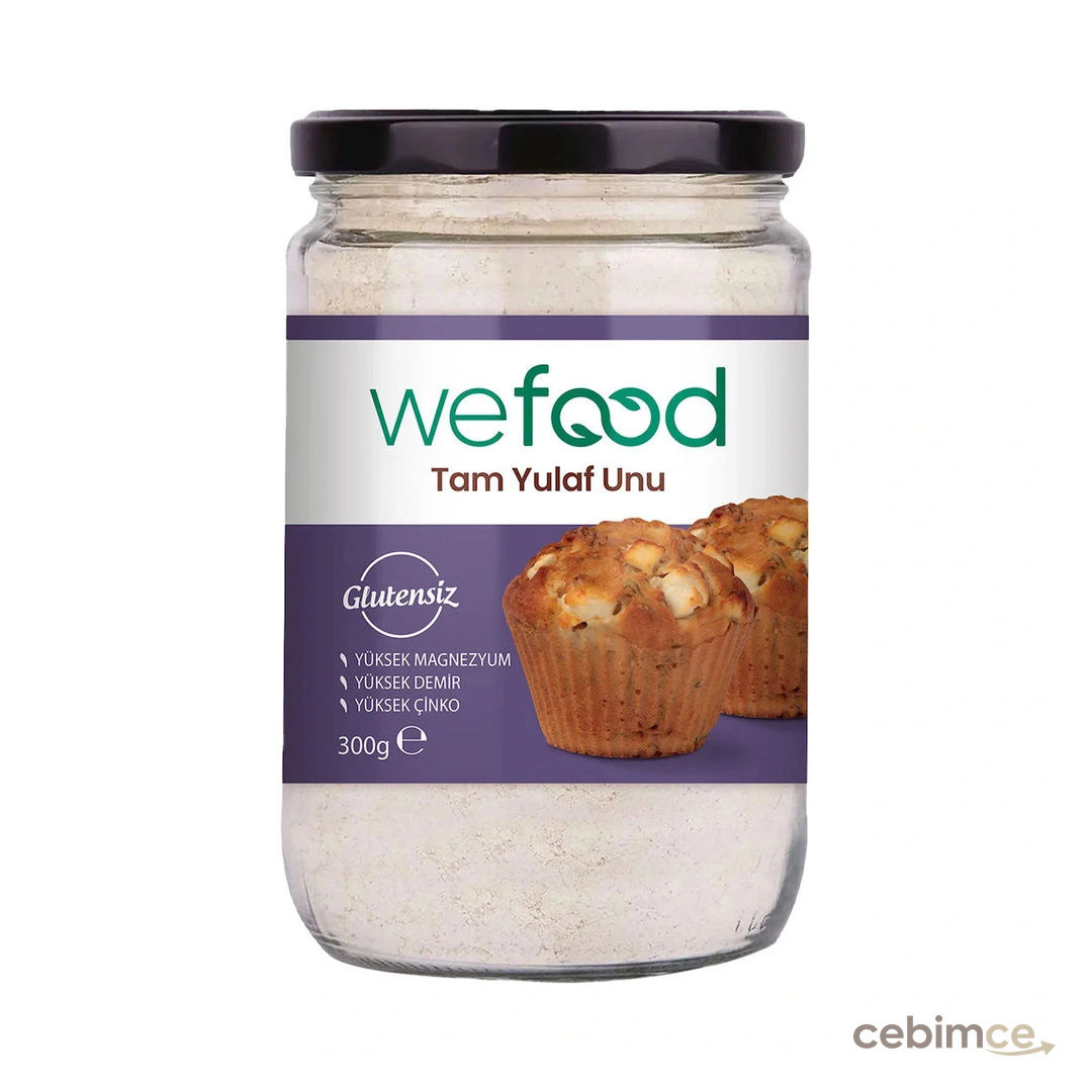 Wefood Glutensiz Tam Yulaf Unu 300 gr