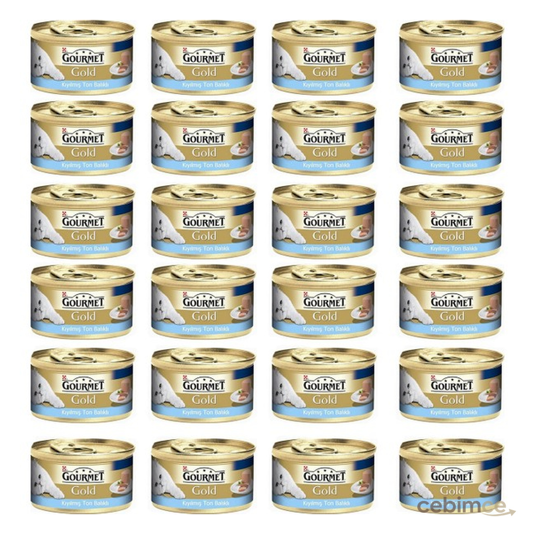 Gourmet Gold Gold Kıyılmış Ton Balıklı Kedi Konservesi 24x85gr