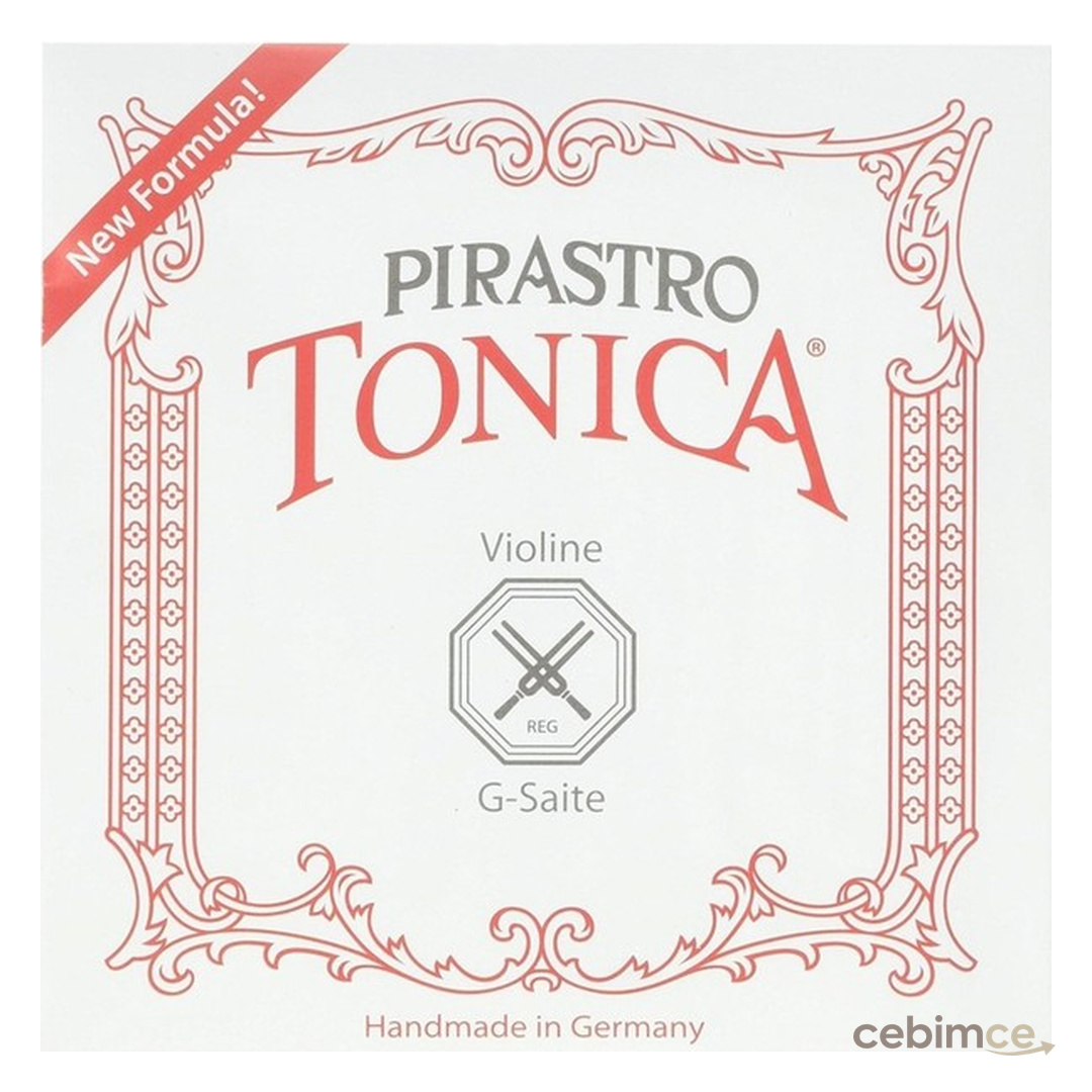 PIRASTRO 412021 Tonica Keman Teli Set Naylon Çekirdekli Canlı Ton ile Almanya Menşeli