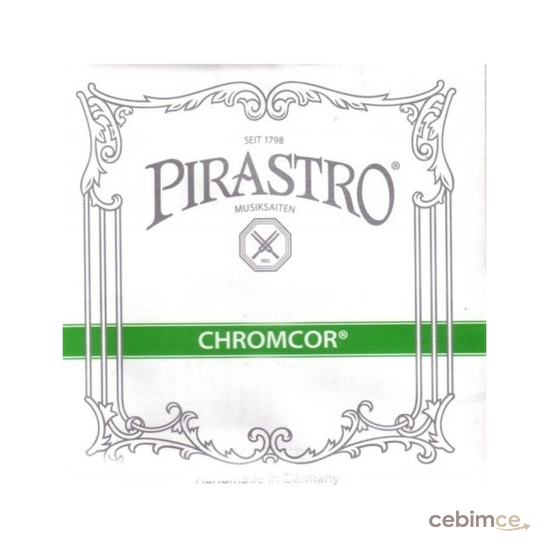 Pirastro Chromcor Keman Teli Takım Krom Çelik Materyal ile Uzun Ömürlü ve Parlak Ses