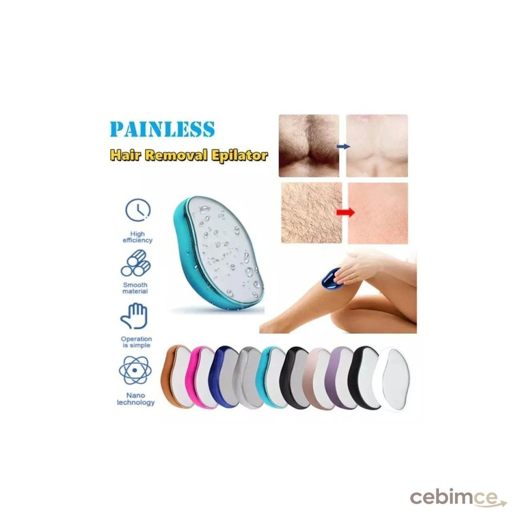 Sensual Care Nanopro Unisex Hijyenik Kişisel Bakım Epilatör Taşı Kılları Ovalayarak Alan Nano Acısız Epilatör