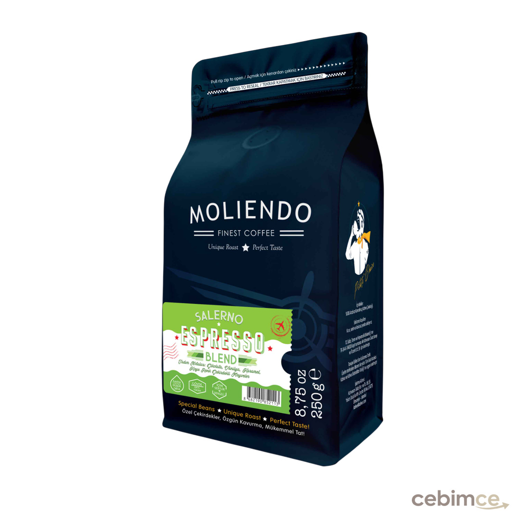 MOLIENDO Salerno Espresso Blend Çekirdek Kahve 250 g