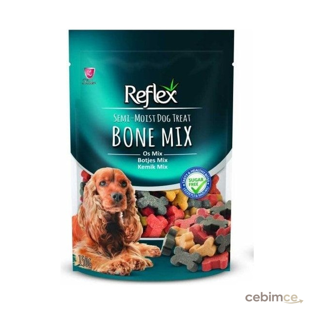 Reflex Yarı Yumuşak Karışık Kemik Köpek Ödül Maması 150gr