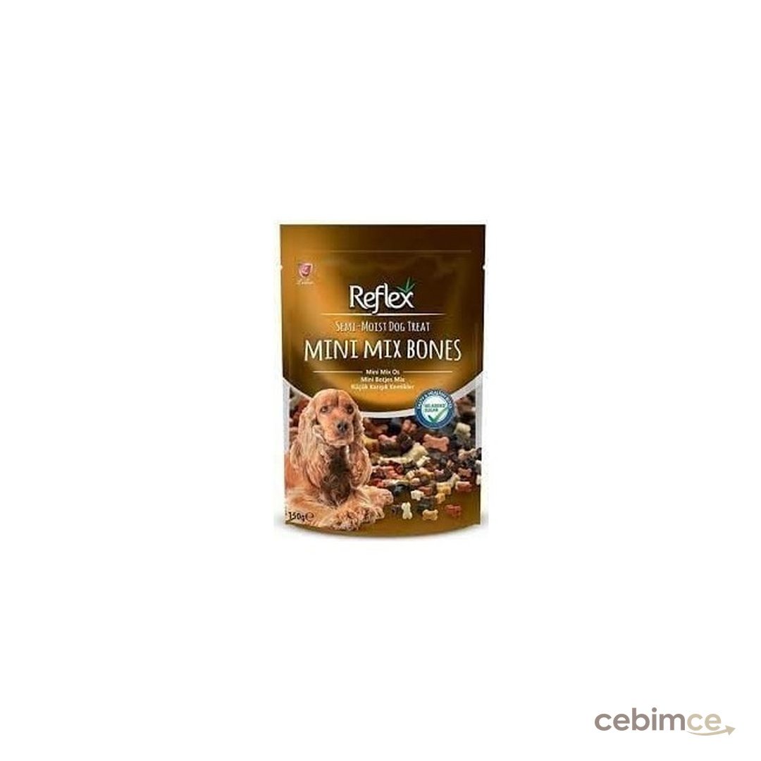 Reflex Küçük Karışık Kemikler Yarı Yumuşak Köpek Ödül Maması 150gr