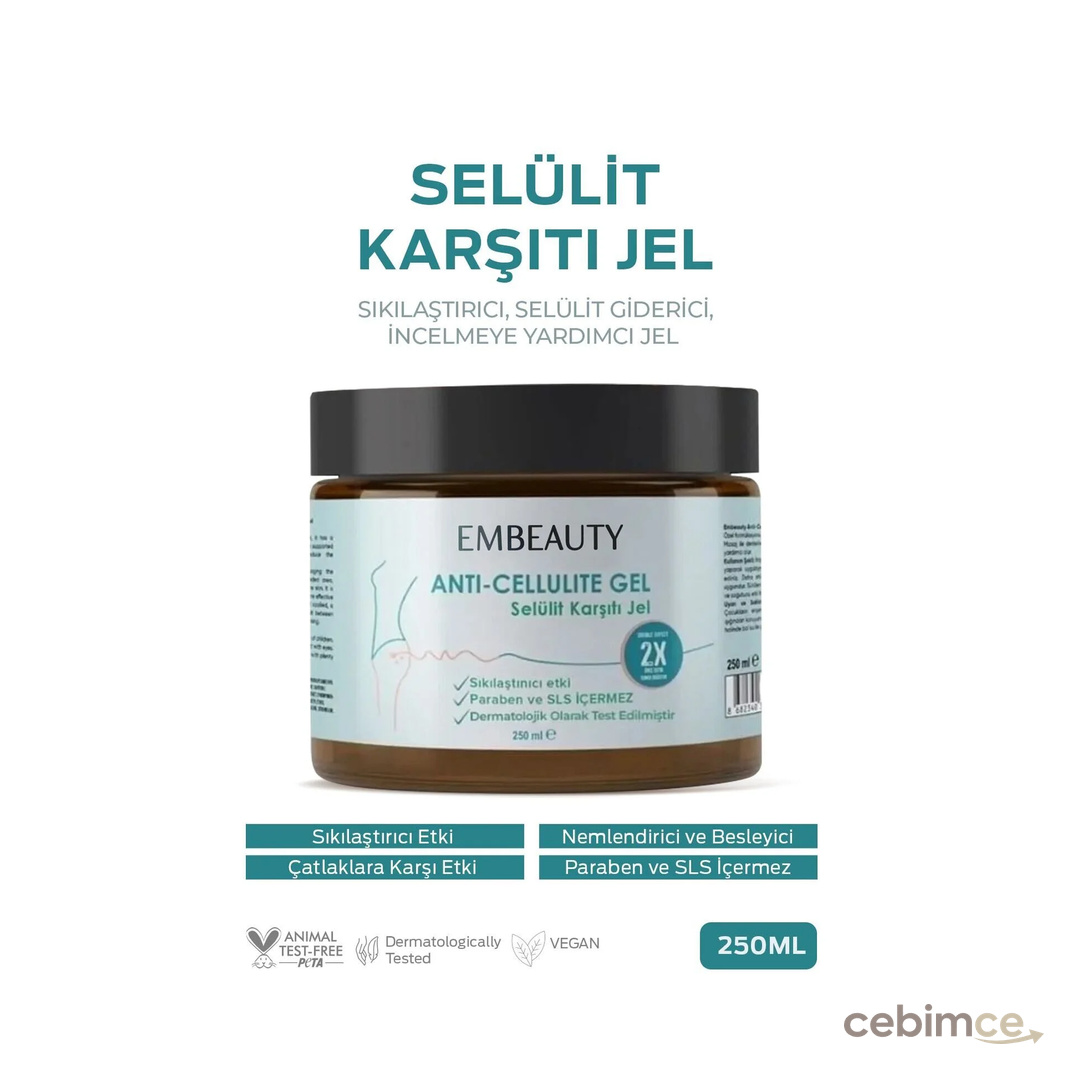 Embeauty Inceltici , Sıkılaştırıcı, Selülit Ve Çatlak Giderici Vücut Şekillendirici Jel 250 ml