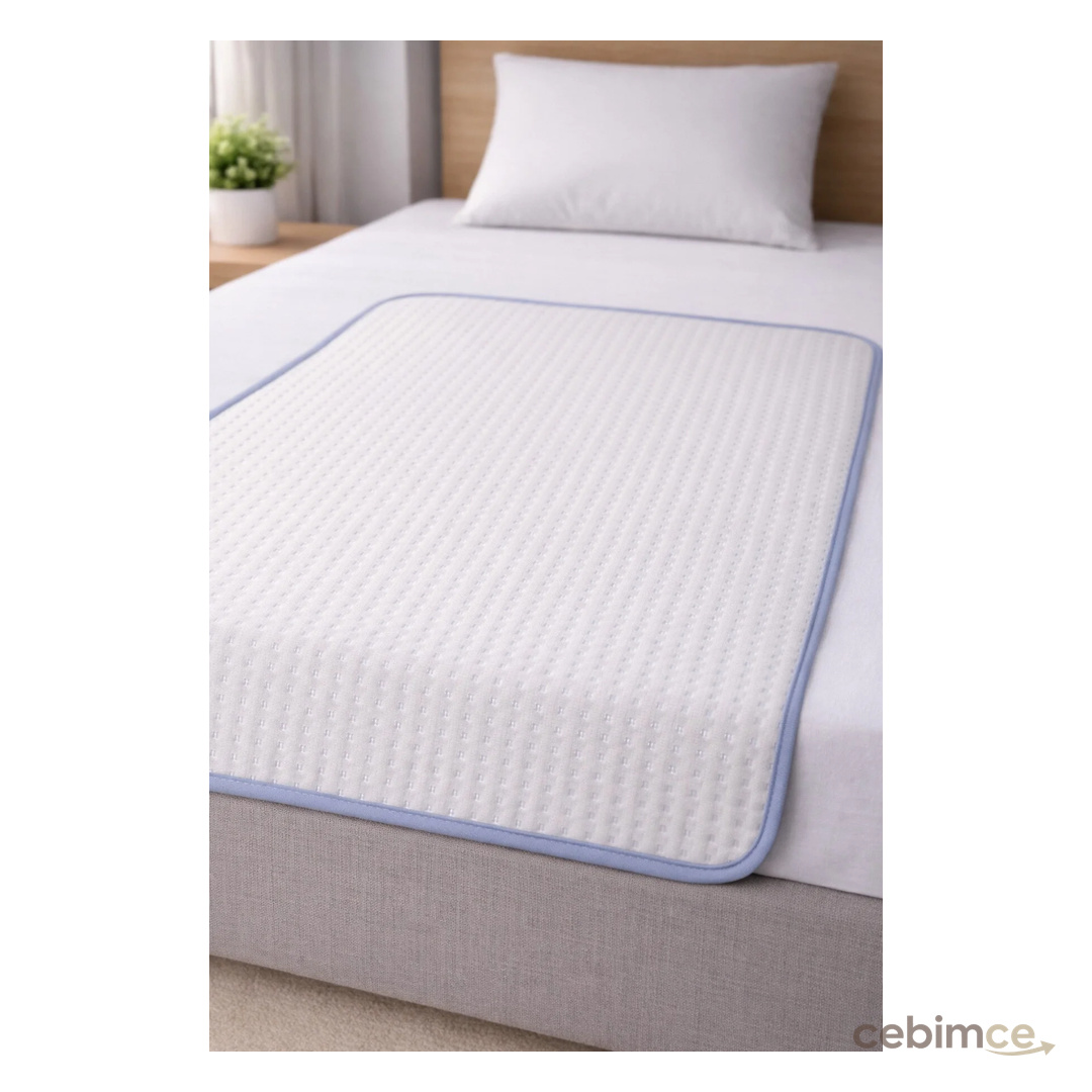 Hig Store 3D Yatak Koruyucu Hasta Altı Bebek Altı Yıkanabilir Ultra Emici 2 Katlı Yatak Pedi 60*90CM