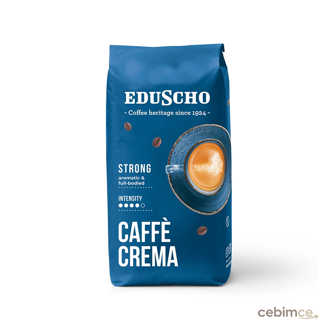 Eduscho Caffe Crema Strong Çekirdek Kahve 1000 G