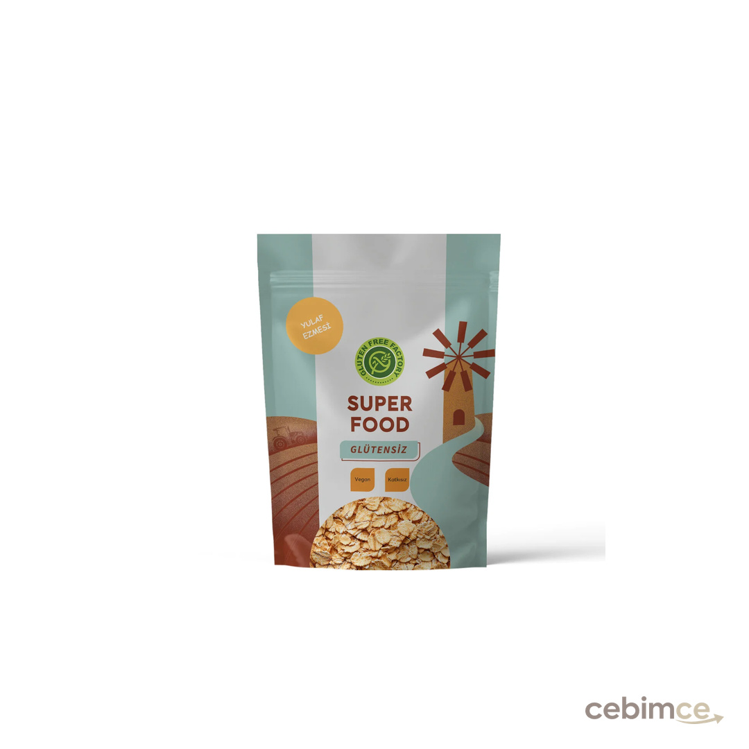 GLUTENSİZ FABRİKA Glütensiz Yulaf Ezmesi 500 G
