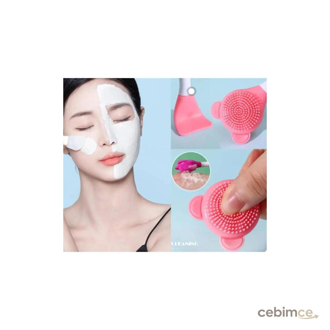zeixpow Yüz Cilt Bakımı Silikon Maske Sürme Ve Krem Spatulası Yüz Temizleme