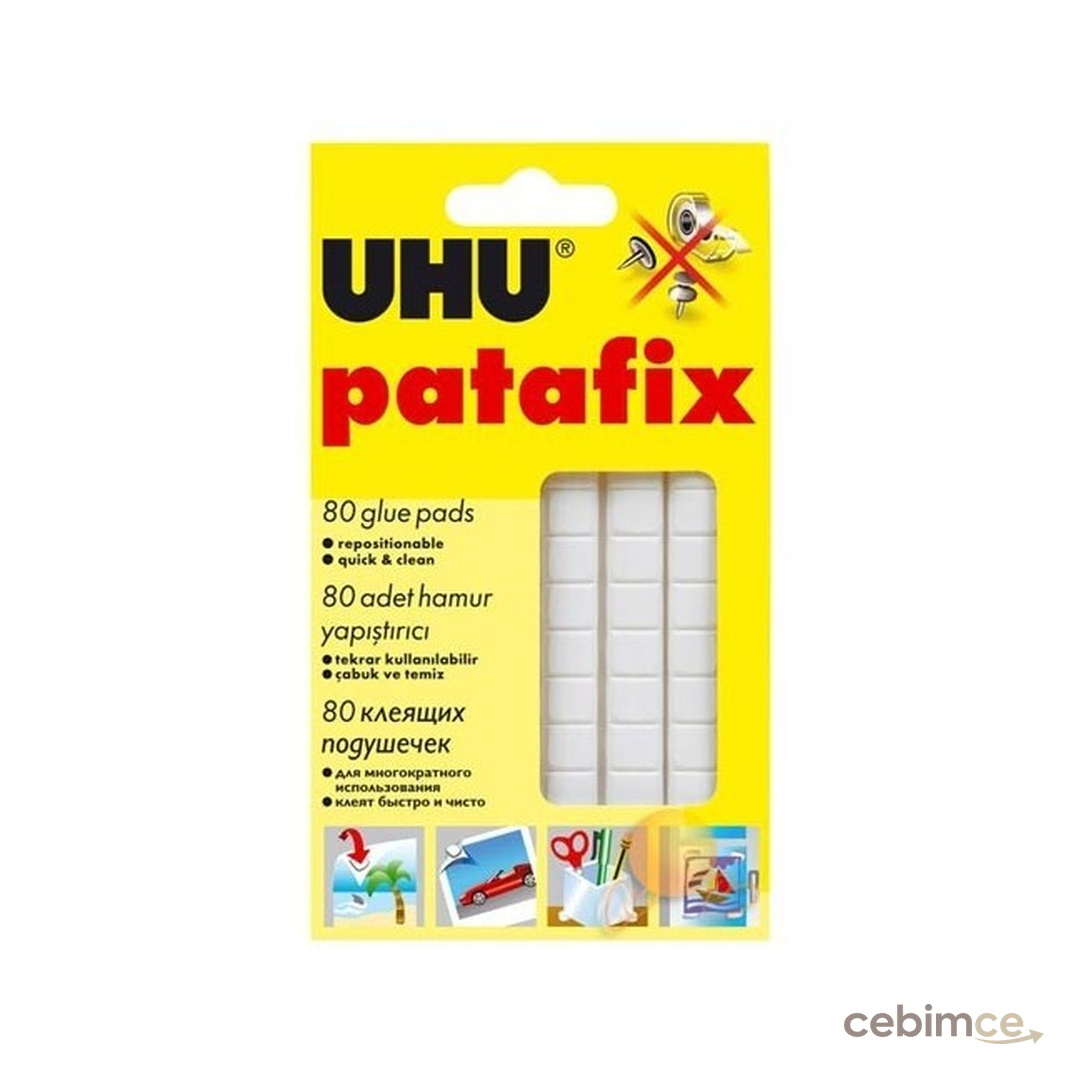 Uhu Patafix 80'li Yapışkanlı Hamur Beyaz / 41710