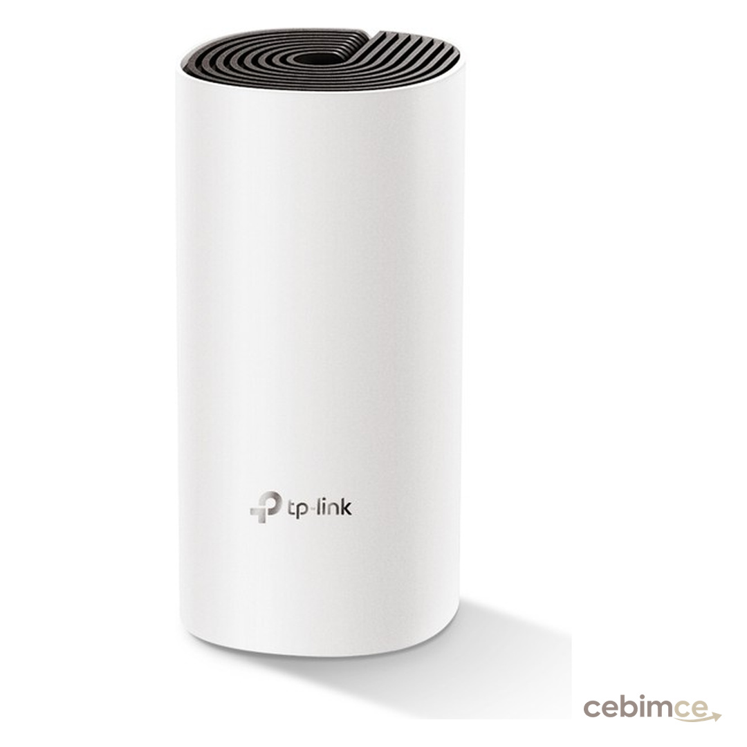 TP-Link Deco E4 (1-Pack) | Wi-Fi 5 Mesh Sistemi | AC1200 Mbps Hız | Fiber Uyumlu | Çift Bant | 100 Mbps Port | 100 Cihaz | WPA3 | Mobil Uygulama ile Kolay Kurulum