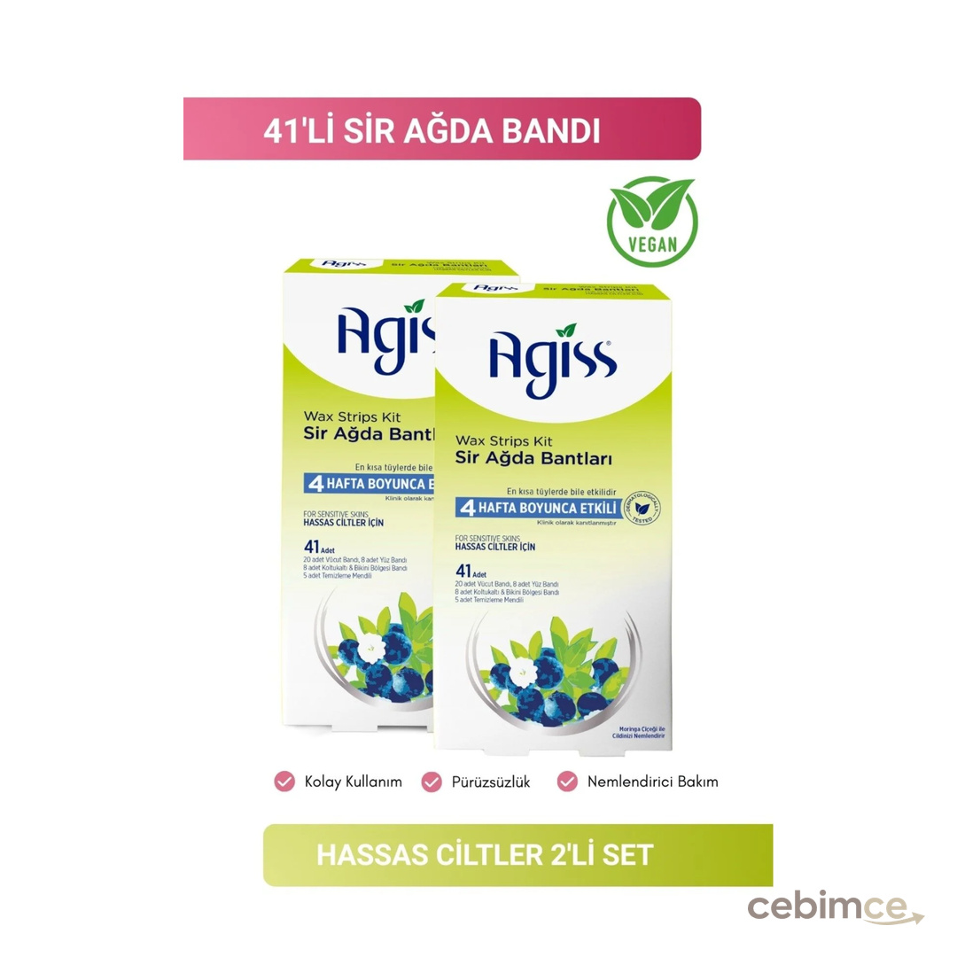AGISS 41'li Sir Ağda Bandı Hassas Ciltler 2 adet