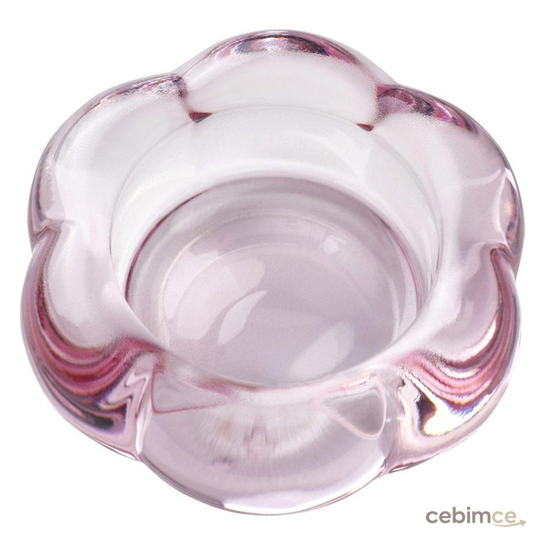 Ikea Bladfagel 3 cm Pembe Tealight Mumluk Eğlenceli Çiçek Tasarımı ile Kullanıma Uygun