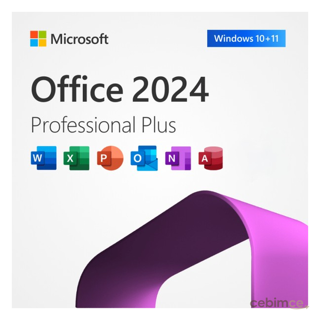 Microsoft Office 2024 Pro Plus Dijital Lisans Anahtarı Türkçe Süresiz Kullanım ve CE Uygunluk