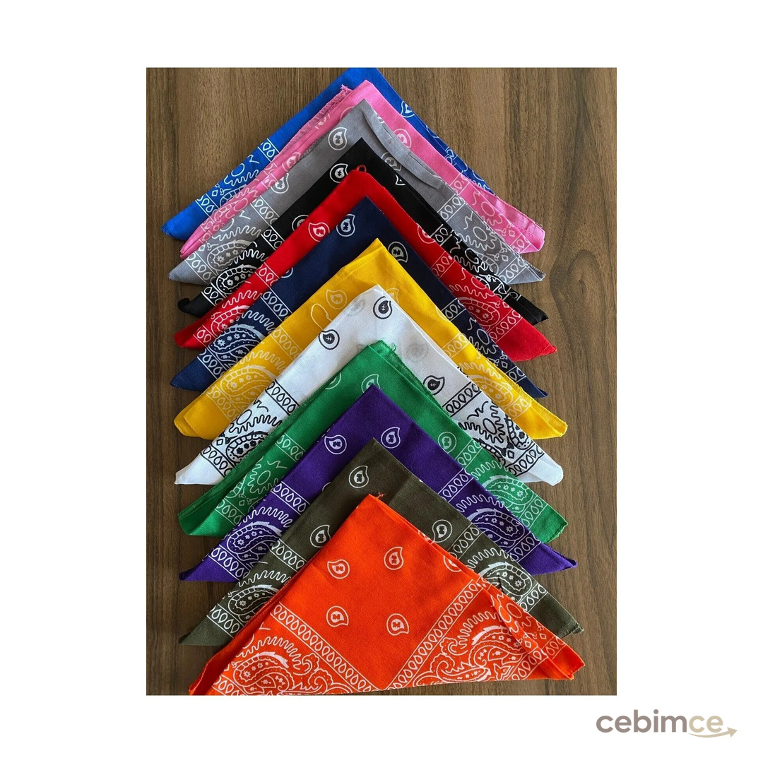 Gülerbandana by yunus güler Etnik Desen Bandana Seti 12’li Unisex