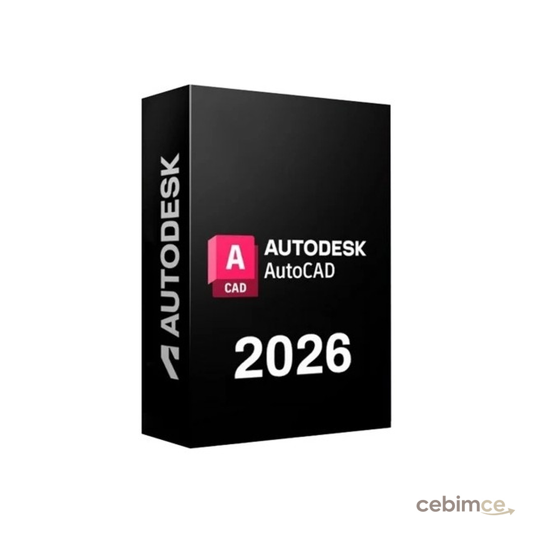 Autodesk Autocad 2026 3 Yıl Full Sürüm Dijital Lisans - Hızlı Online Aktivasyon
