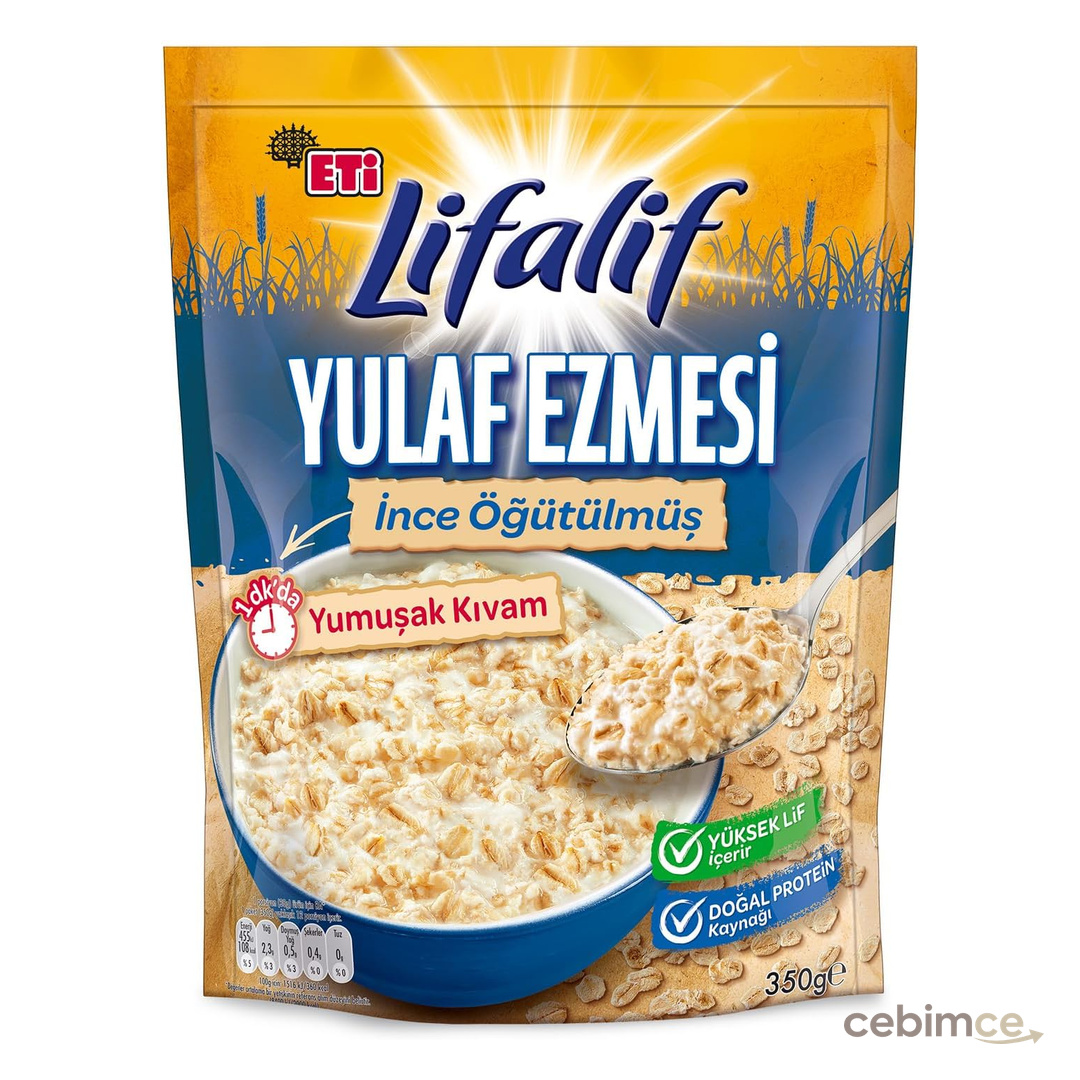 Eti Lifalif İnce Öğütülmüş Yulaf Ezmesi 350 g