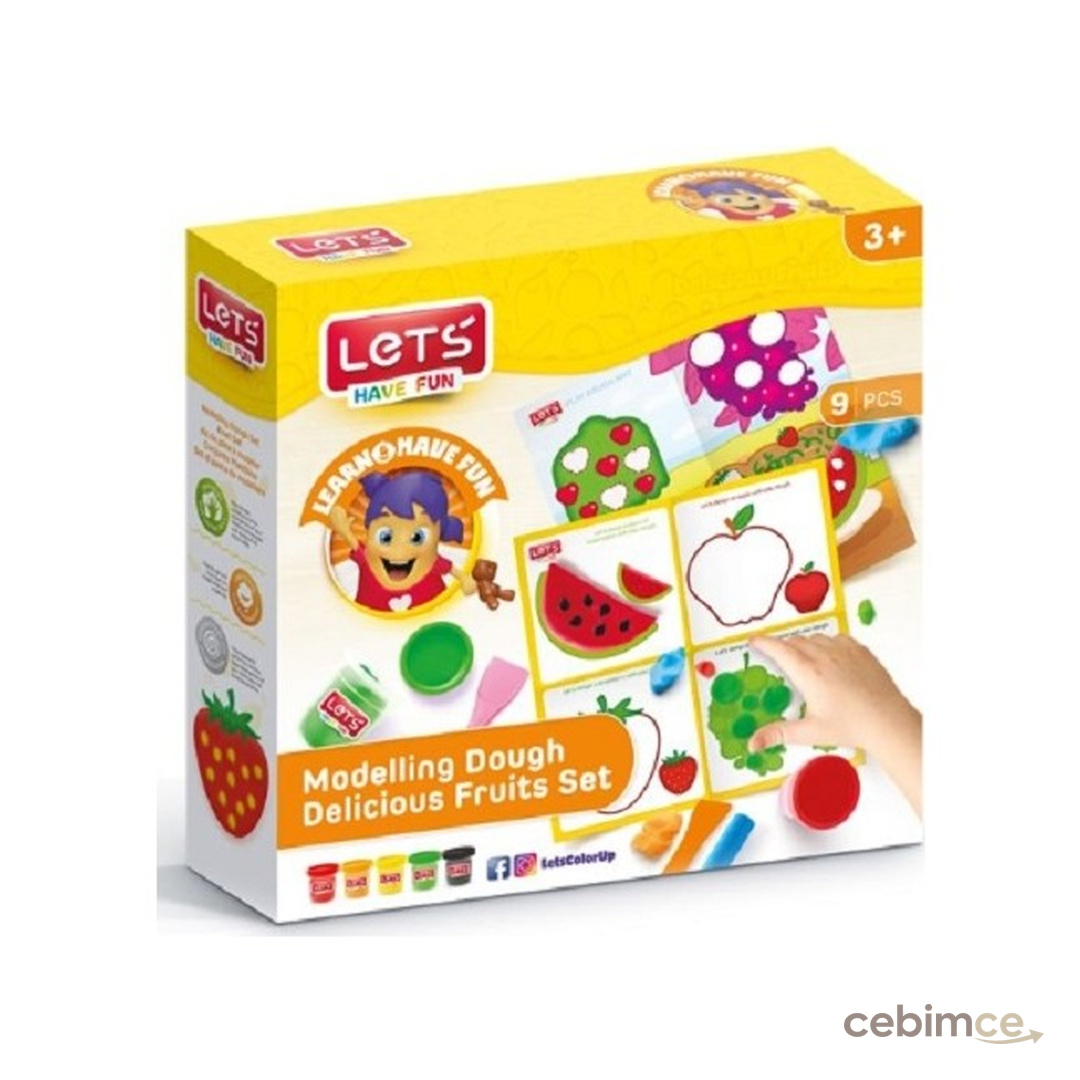 Lets Oyun Hamuru Lezzetli Meyveler Seti (10 Parça) L9009