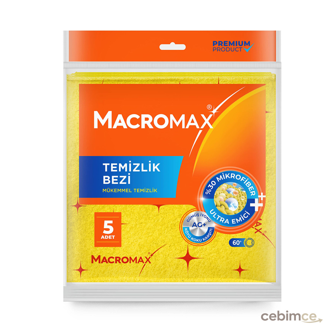 Macromax Temizlik Bezi 5'li