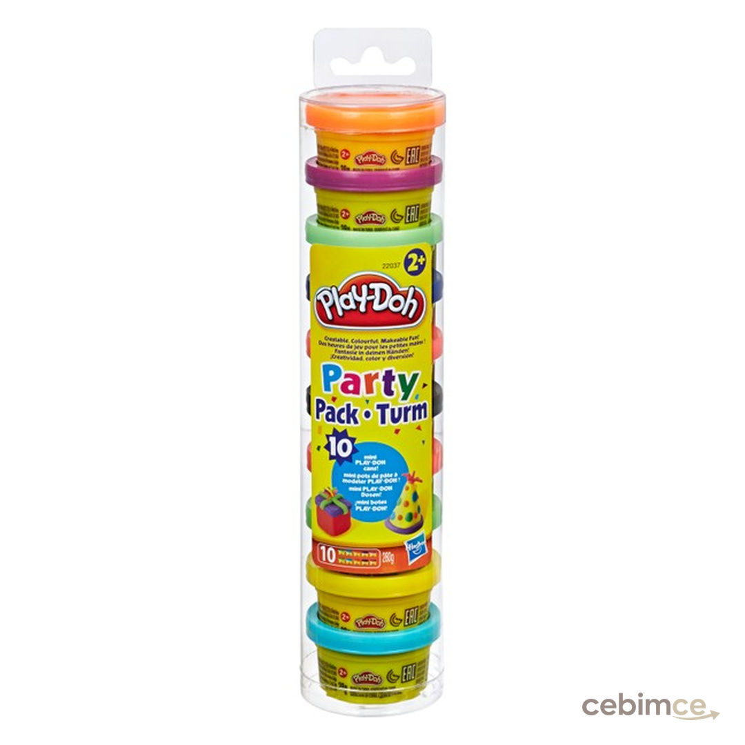 Play-Doh Bonbon Parti Seti Eğlenceli Oyun Hamurları 10 Renk 283 Gram Çocuklar İçin