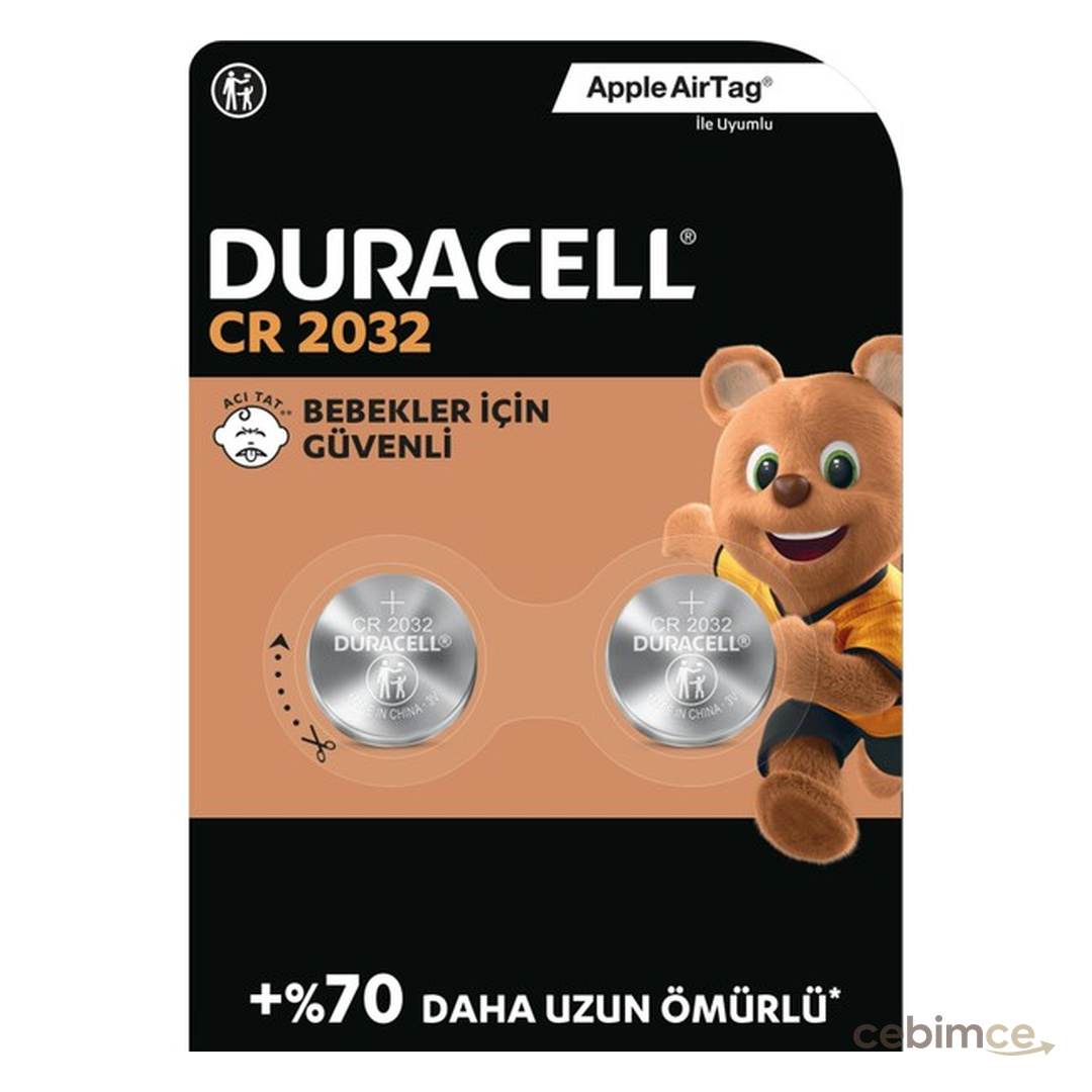 Duracell CR2032 Lityum Düğme Piller 3V