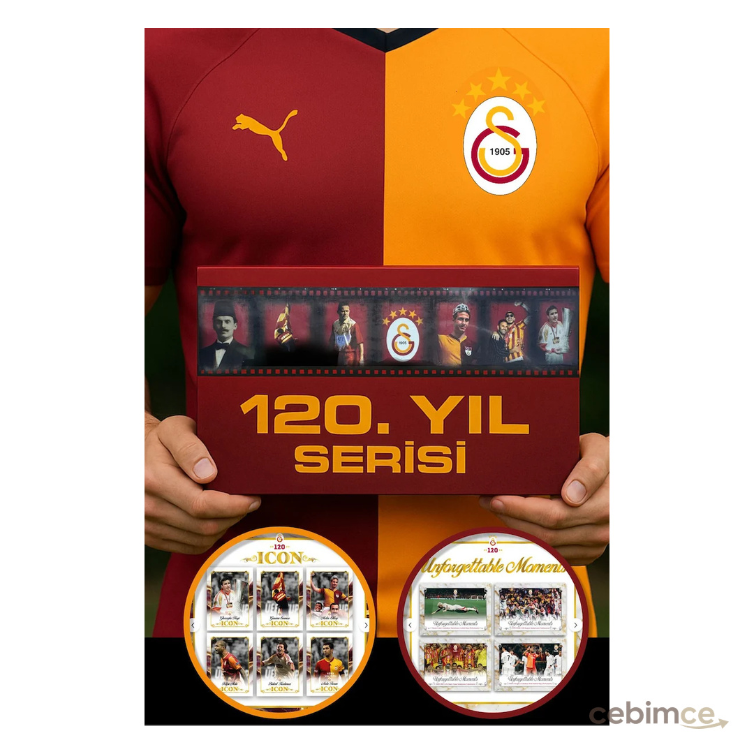 120. Yıla Özel Geçmişten Bugüne Galatasaray Özel Koleksiyonluk Futbolcu Kartı Serisi - 112 KART