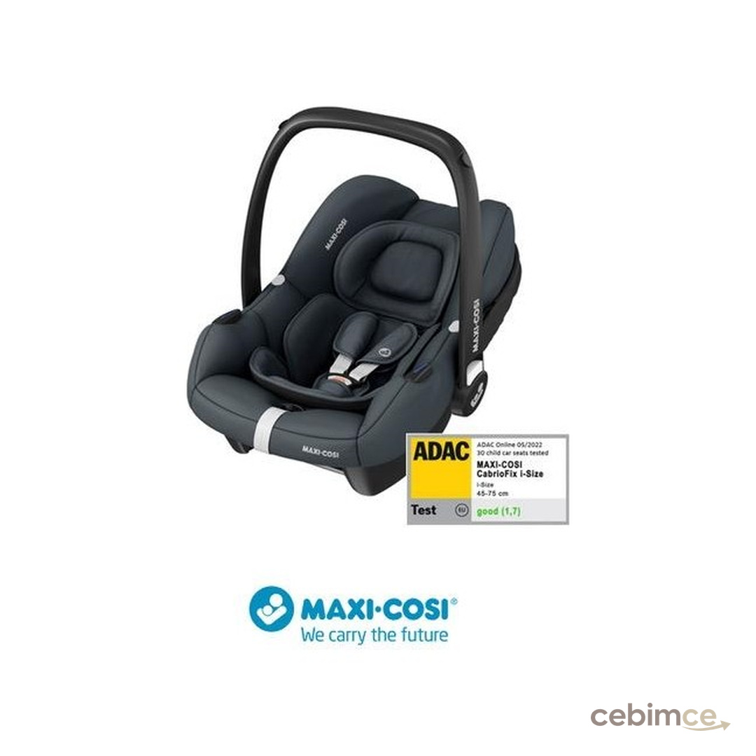 Maxi-Cosi Cabrio Fix I-Size Adac'lı Bebek Oto Koltuğu ve Ana Kucağı 0-13 kg Essential Graphite