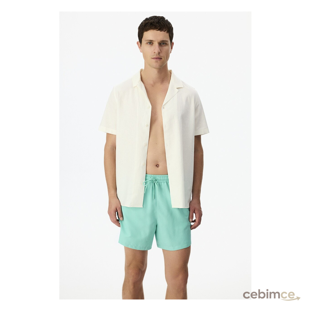 Penti Erkek Turkuaz Basic Turquoise Deniz Şortu Tr15
