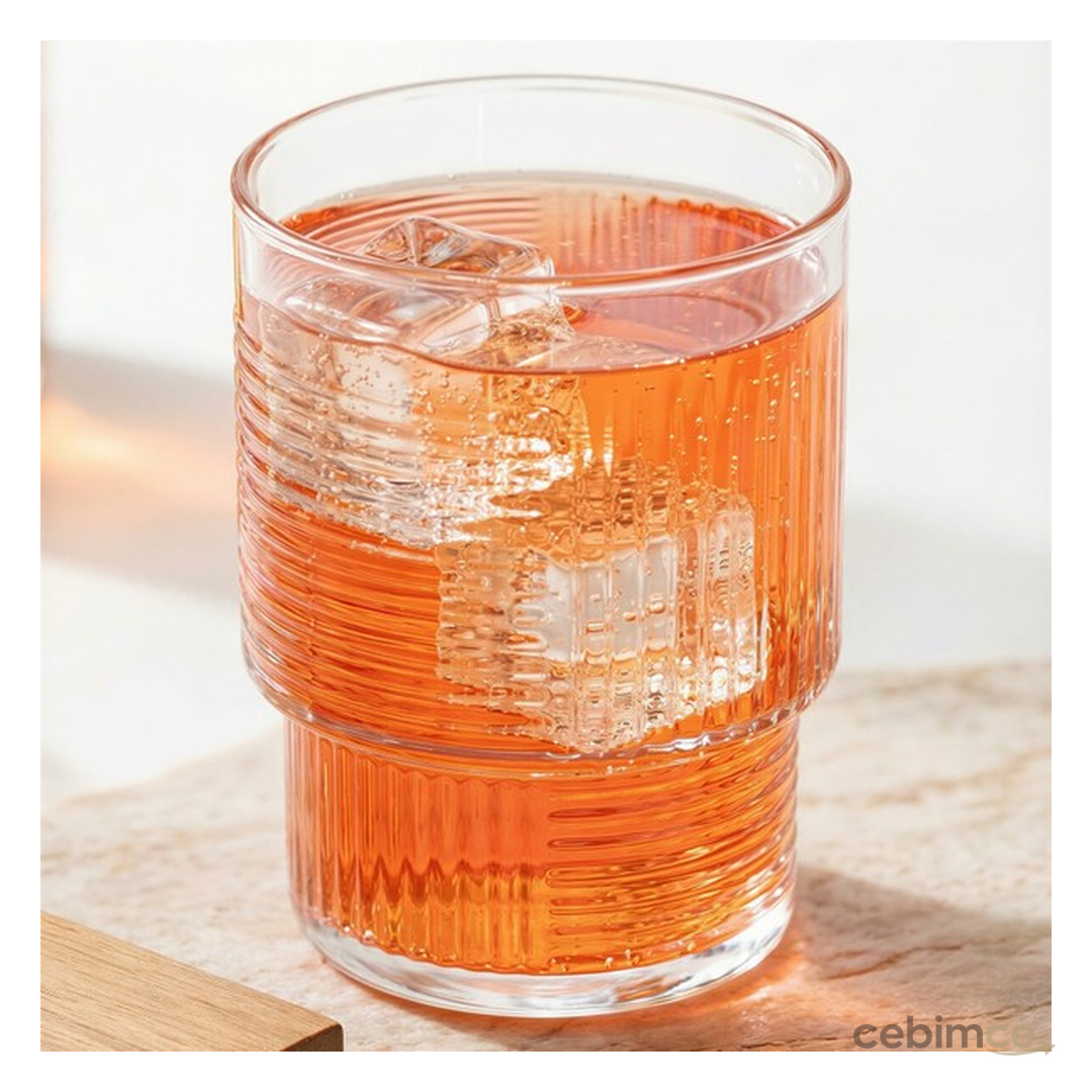Lav Helen Cam Meşrubat Bardağı 6'lı 325 ml (Su/Viski/Kokteyl Bardağı )