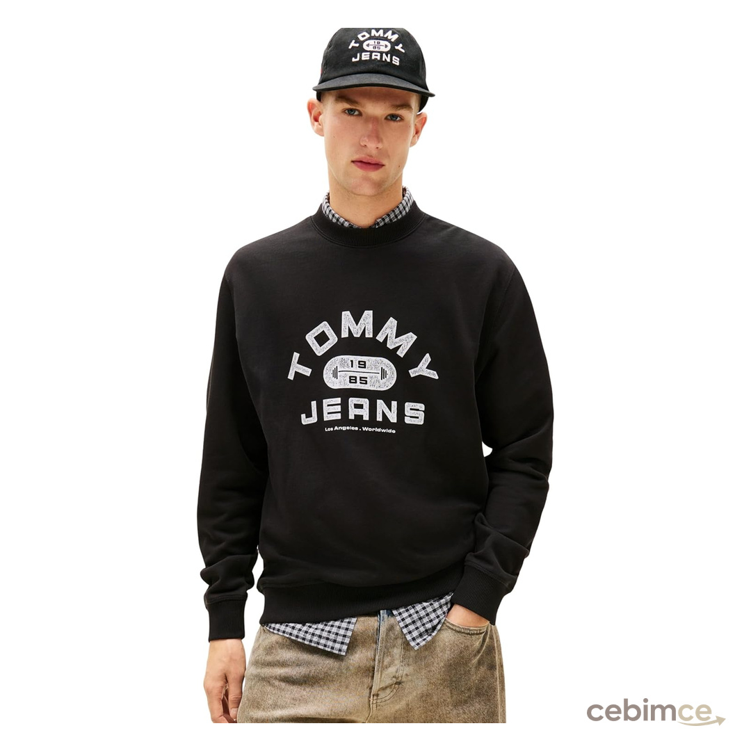 Tommy Jeans TJM REG ENTRY GYM CREW EXT Sweatshirt Erkek