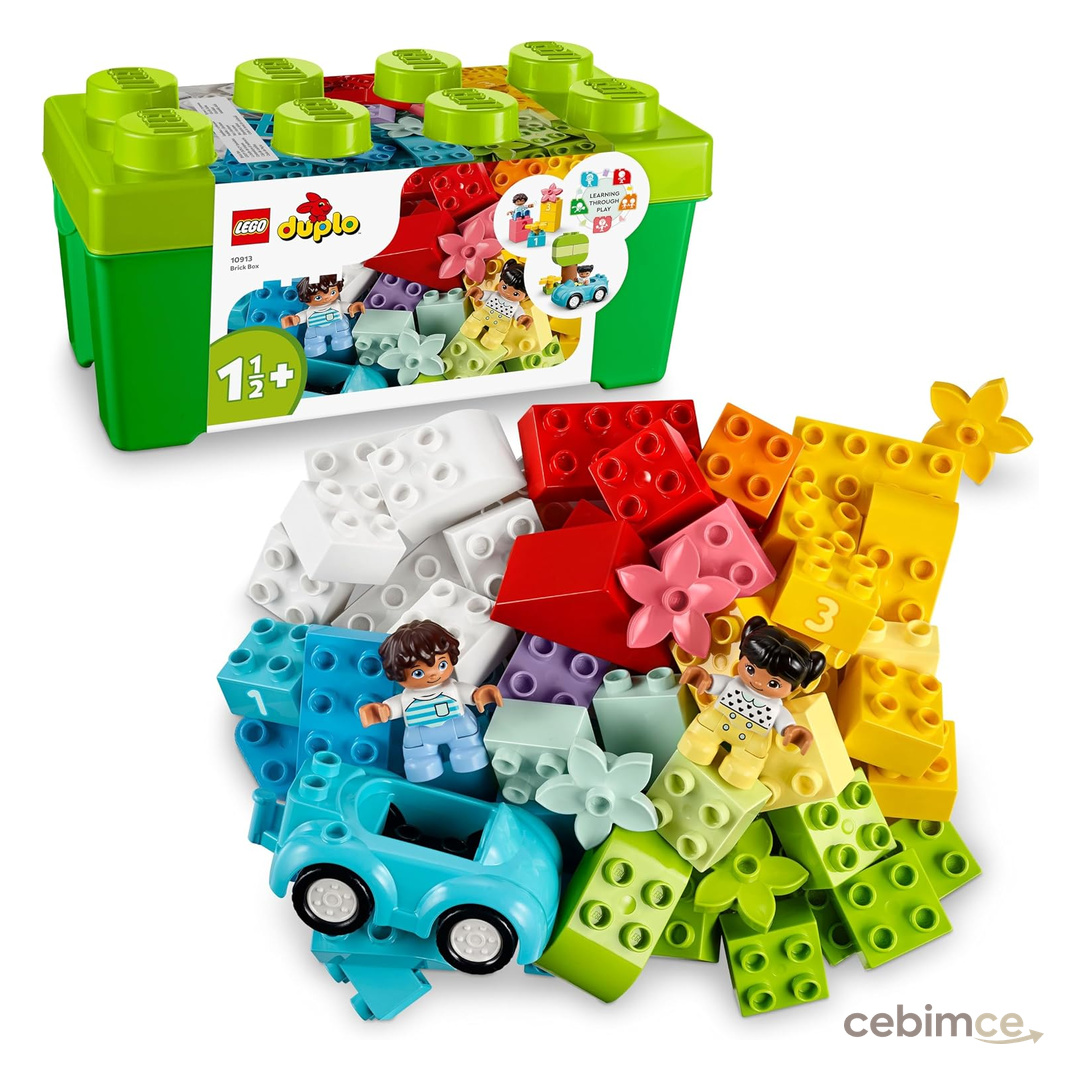 LEGO DUPLO Classic Yapım Parçası Kutusu 10913 | 1 Yaş ve Üzeri Çocuklar için Oyuncak Yapım Seti, Hediye Fikri (65 Parça)