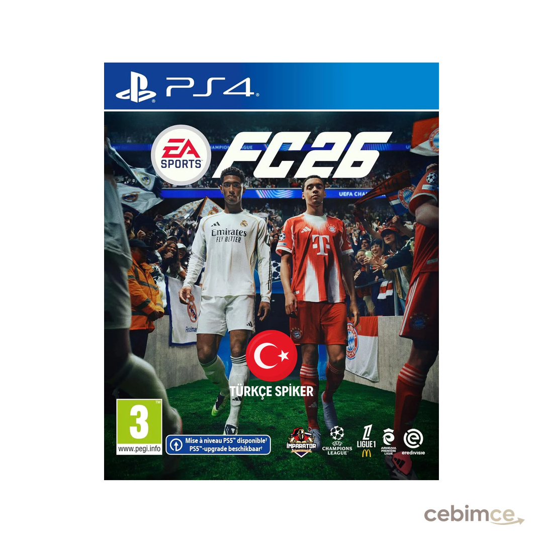 Genel Markalar FC 26 Fifa 2026 Standart Edition Ps4 ve Ps5 Uyumlu Türkçe Spiker Dijital